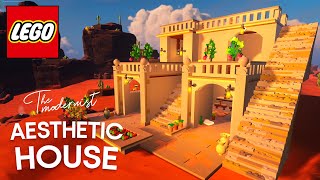 Fortnite Lego How To Build an Aesthetic House in Desert [upl. by Pesvoh]