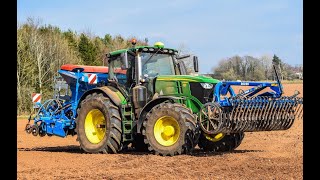 John Deere 6250r Ultimate Edition and Lemken Seed Drill [upl. by Maida]