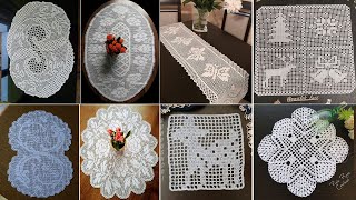 fantastic crochet tablecloth table runner design ideas [upl. by Survance661]