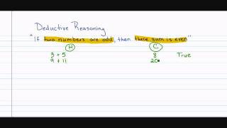 Algebra 1 18 Logical Reasoning amp Counterexamples [upl. by Eitak790]