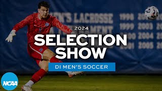 2024 NCAA DI mens soccer championship selection show [upl. by Mauve528]