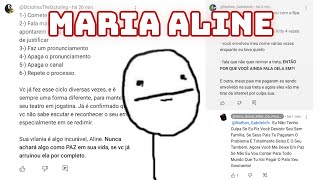 Lendo comentários estranhos no canal da Maria Aline [upl. by Lionello]