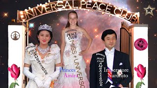 AMIRA WILLIGHAGEN MISS UNIVERSO and the messengers In SATIGNY PEACE FESTIVAL [upl. by Akira]