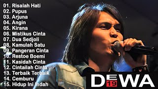 15 Lagu DEWA 19  Lagu Pop Indonesia Terbaik amp Terpopuler Tahun 2000an [upl. by Luemas]