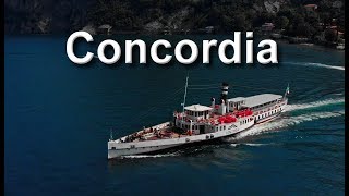 Concordia steambot Lake Como Piroscafo Concordia [upl. by Frederic]