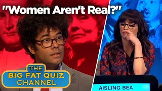 Jodie Kidd Confuses Richard Ayoade With Odd Wording  Big Fat Quiz [upl. by Nagah79]