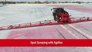 Agrifac spot spraying Better for the environment cost effective and available since 2016 [upl. by Ztirf23]