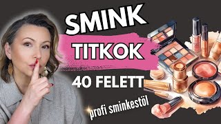 9 SMINKTRÜKK amit érdemes tudni ha 40 felett vagy  Váratlan fordulat a végén 😅 [upl. by Yggam]