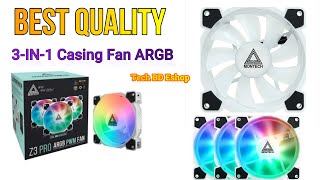 Montech Z3 PRO ARGB PWM 3IN1 Casing Fan best quality Lian Li Gamdias Antec Fantech Aptech Deepcool [upl. by Burkle793]