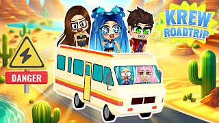 Our FAMILY VACATION in a RV Roblox Dusty Road Trip [upl. by Ria]