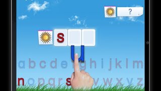 Montessori Crosswords v5  iPad amp iPhone app to learn to read and spell using phonics [upl. by Ennove85]