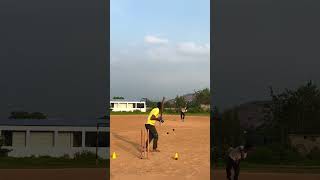 Run machine Vs Bolwing wizard 🎯 neeraj cricket [upl. by Aniram842]