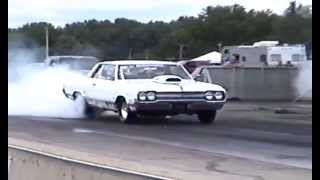 ROCKET RACING 1965 Olds Oldsmobile DRAG RACE 442 [upl. by Ahsyad704]