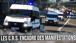 MANIFESTATION ANTIVACCINS CONTRE LES CRS  GTA5  LSPDFR 535 [upl. by Leddy]