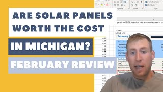 When you get solar panels in Michigan  February Review [upl. by Helve158]