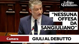 Giuli debutta in Aula “Nomine di Sangiuliano Non mi sento offeso” Ma rivedrà le sue scelte [upl. by Telfer]