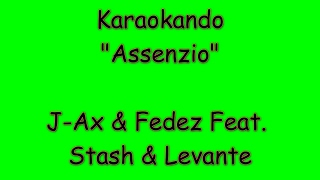 Karaoke Italiano  Assenzio  JAx e Fedez Feat Stash e Levante  Testo [upl. by Christmas843]