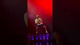 under the influence accepala Chris brown live performance music video 1111world tour [upl. by Llerrod]