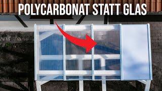 die BESTE Terrassenüberdachung Polycarbonat Glas oder Acrylglas [upl. by Hujsak598]