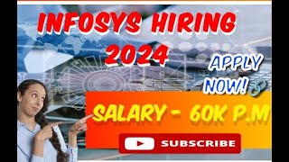 Infosys Recruitment Drive 2024  Hiring as Bigdata Developer  Salary – upto 60k Per Months [upl. by Lonyer]