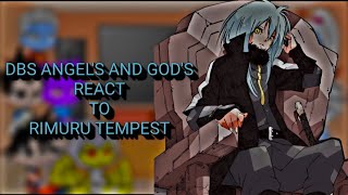 DBS Angels and gods react to Rimuru tempest Part 1 [upl. by Nylecoj]