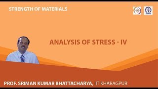 Analysis of Stress  IV [upl. by Nnylaj]