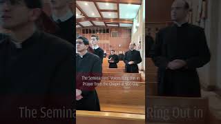 The Seminarians Voices Ring Out in Prayer from the Chapel at MidDay [upl. by Fitz787]