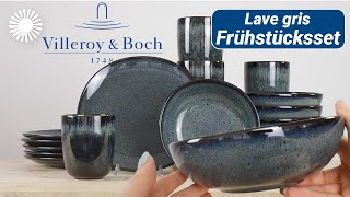 Villeroy amp Boch Lave gris Frühstücksset  Hertie [upl. by Schach]