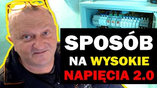 Sposób na wysokie napięcie 20  Same PROBLEMY z tą Fotowoltaiką ale jest na to sposób [upl. by Ayikur]