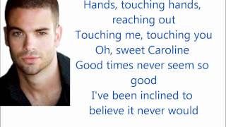 Glee Sweet Caroline Lyrics [upl. by Ateiram]