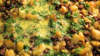 Youve never eaten breakfast this good Delicious ground beef potatoes amp eggs recipe [upl. by Einnahpets]