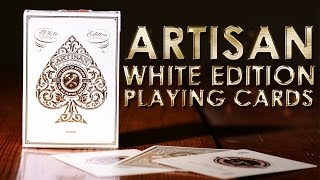 Deck Review  Artisan White Edition Playing Cards Theory11 [upl. by Anirtal567]