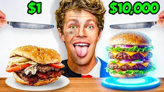 Eating CHEAP vs EXPENSIVE Food Challenge [upl. by Oidacra]