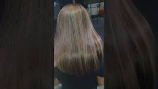 Ash brown by ika beauty salon salonviral hairstyle hair [upl. by Yllac]