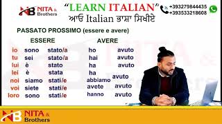 Passato prossimo ESSERE  AVERE  Learn Italian with Nita and brothers [upl. by Iadam384]