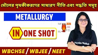 Metallurgy In Bangla  One Shot  মৌলের পৃথকীকরণের সাধারণ নীতি এবং পদ্ধতি সমূহ  WBCHSEWBJEENEET [upl. by Magnus647]