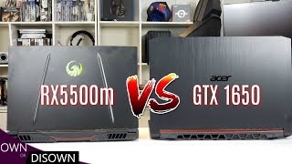 MSI ALPHA 15  RX5500m Vs GTX 1650  7 GAMES TESTED [upl. by Aslehc176]