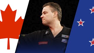 Darts World Cup 2015 Canada vs New Zealand  1st Round  German [upl. by Aerdma654]