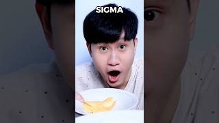 Sigma rizz pringles food asmr mukbang makanan [upl. by Solotsopa]