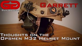 Garretts Thoughts On The Opsmen M32H Helmet Mounted Headset [upl. by Menzies988]