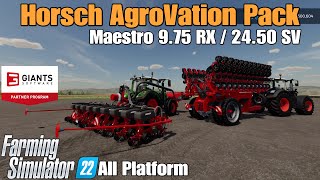 Horsch MAESTRO 975 RX MAESTRO 2450 SV  FS22 Giants DLC [upl. by Schonfield]