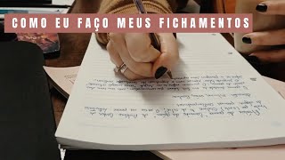 COMO FAZER FICHAMENTOS PARA FACULDADE [upl. by Basil]