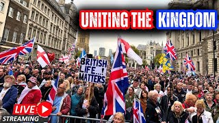 Londons UNITING The Kingdom Rally PART 2 🇬🇧 [upl. by Nyrhtak909]