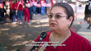 Austin nurses standing Up for their patients safety [upl. by Ahtoelc]