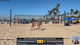 11 EnriquezCoady vs 14 BelnapJennings 20241109 [upl. by Caves]