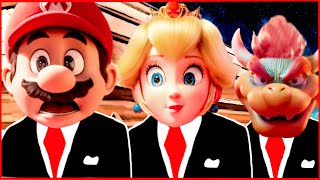 Best of The Super Mario Bros Movie Mario x Peach x Bowser  Coffin Dance Song Meme COVER [upl. by Shelden]