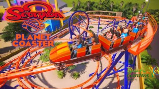 Scorpion  OffRide POVs  Busch Gardens Tampa Planet Coaster [upl. by Reilly]