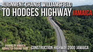 Change in Alignment Williamsfield to Hodges Highway Jamaica [upl. by Emyam]