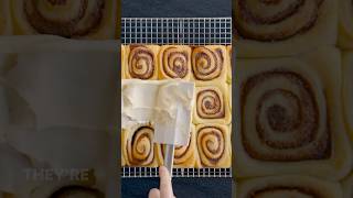 Claire Saffitz shows us how to make her cinnamon rolls food recipe how baking [upl. by Kenton]