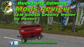 FS17 Mod Review  JampM 680 SD Trailer [upl. by Maryanne808]